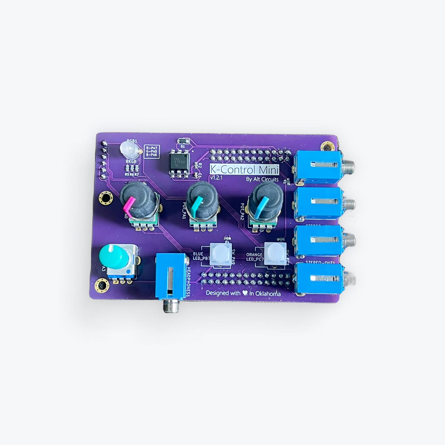 K-Control Mini Assembled Kit with Ksoloti Core